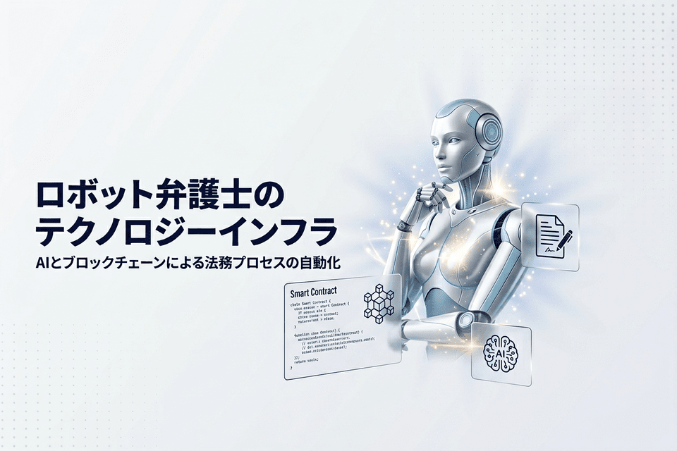 ロボット弁護士のテクノロジーインフラ